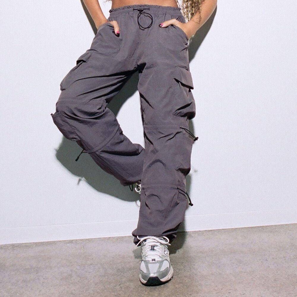 The Chloe Nylon Parachute Pant